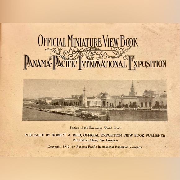 1919 Official Miniature View Panama Pacific International Exposition PPIE Book - Picture 4 of 7